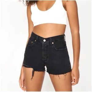 Levi’s 501 Mid-Rise Denim Shorts